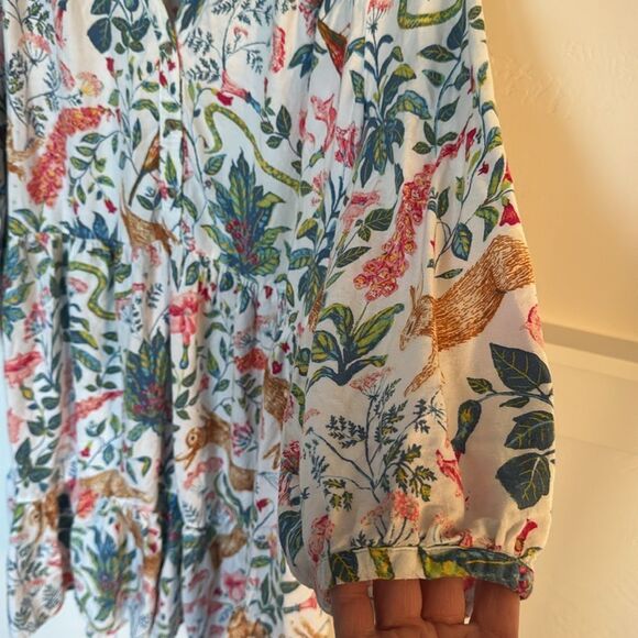 Anthropologie Kelly Louise Judd Whimsical Flannel Sleep Dress Women’s Size 1X - Picture 12 of 15